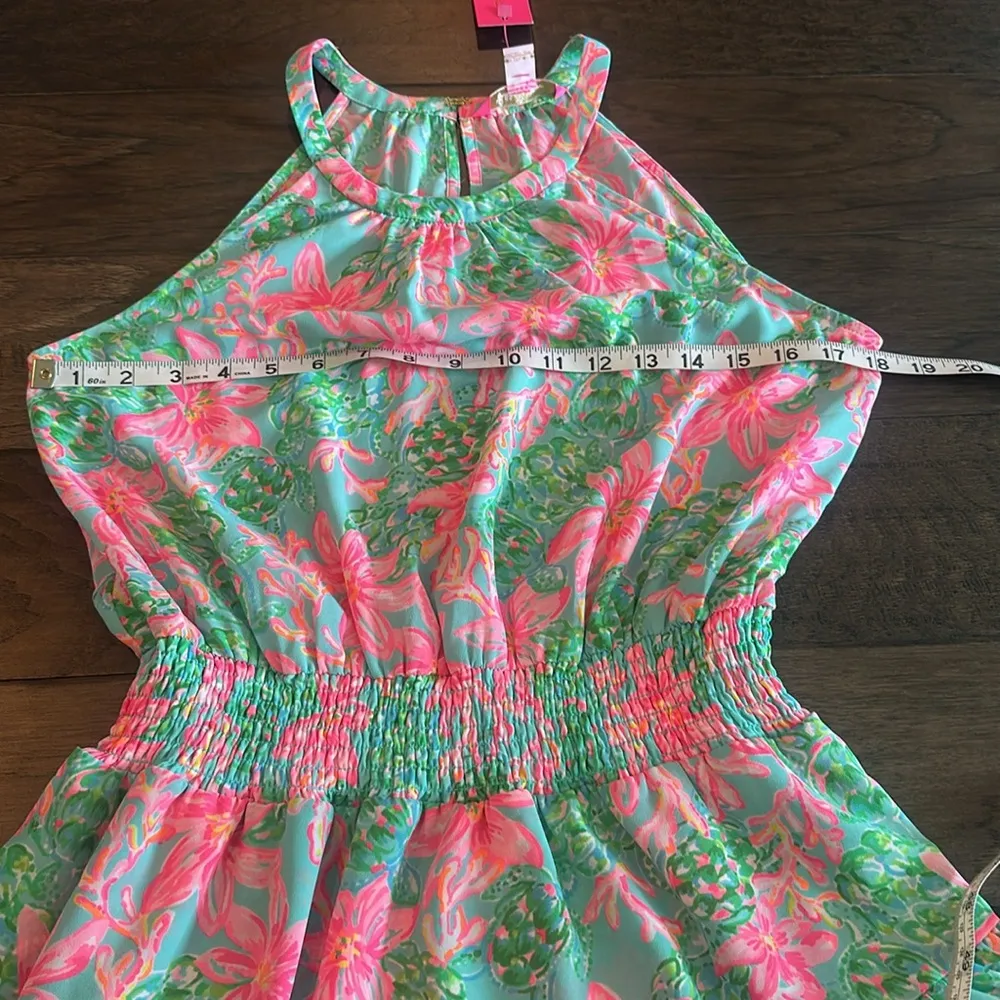 NWT Lilly Pulitzer Pamelyn Dress in Surf Blue So Shellegant Sz 8 - Image 9