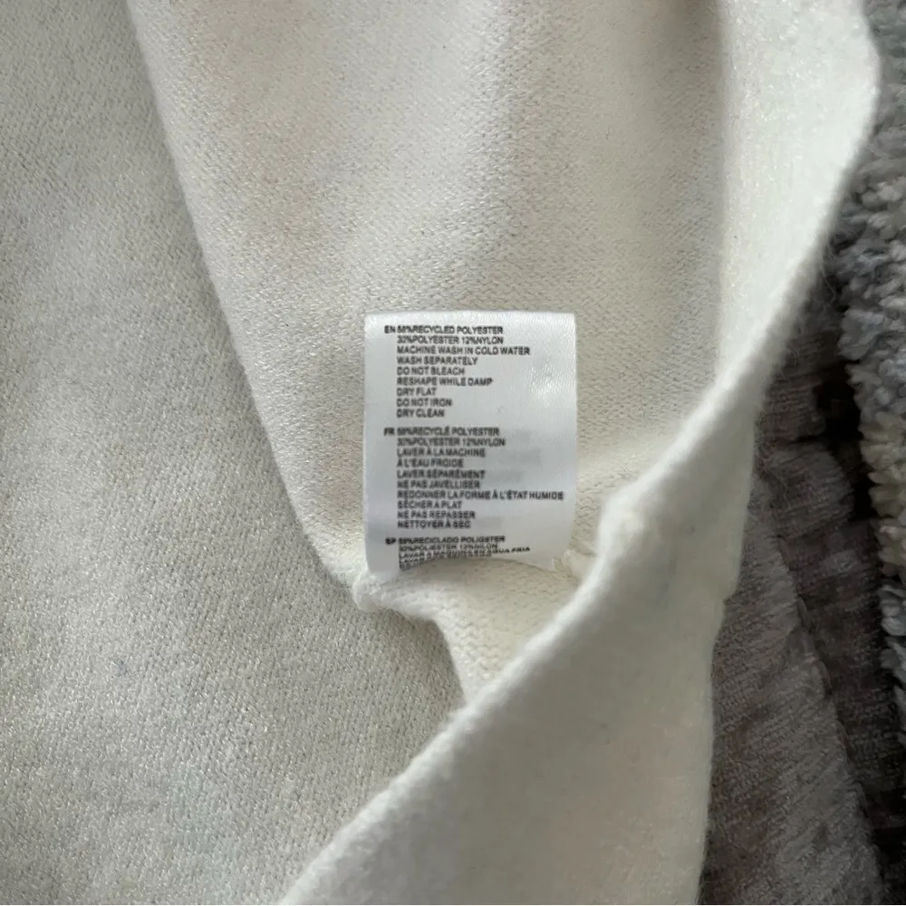 Anthropologie Angela Quarter-Zip Poncho Pullover, Sz L - Image 15