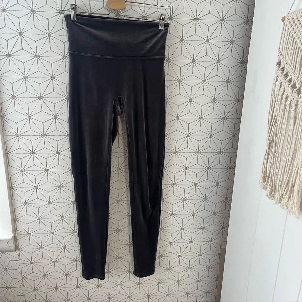 Spanx Gray Velvet Legging - Image 2