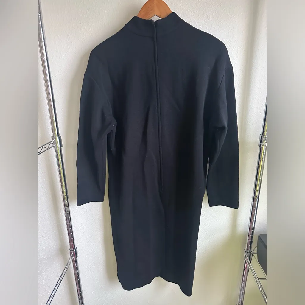 TALBOTS Mock Neck Dress. - Image 5