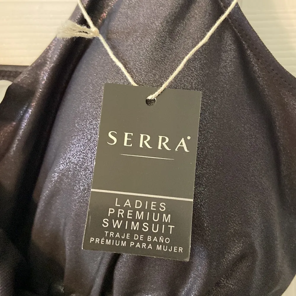 Serra Shimmering Black Ladies Swimsuit size L brand new - Image 3