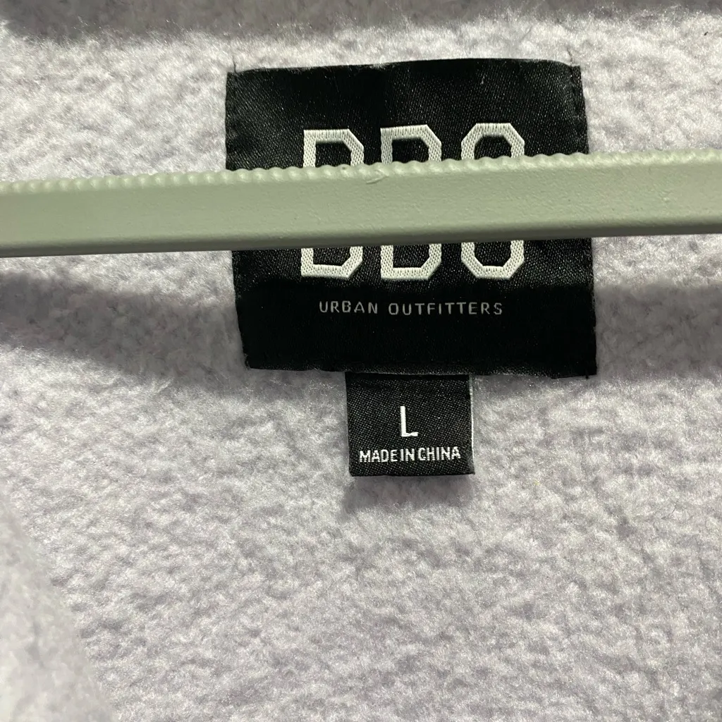 Urban Outfitters BDG Chuck Lavender Teddy Jacket Zip up - Image 4