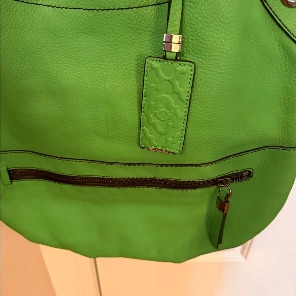 OrYANY Green Leather Tote Bag - Image 2