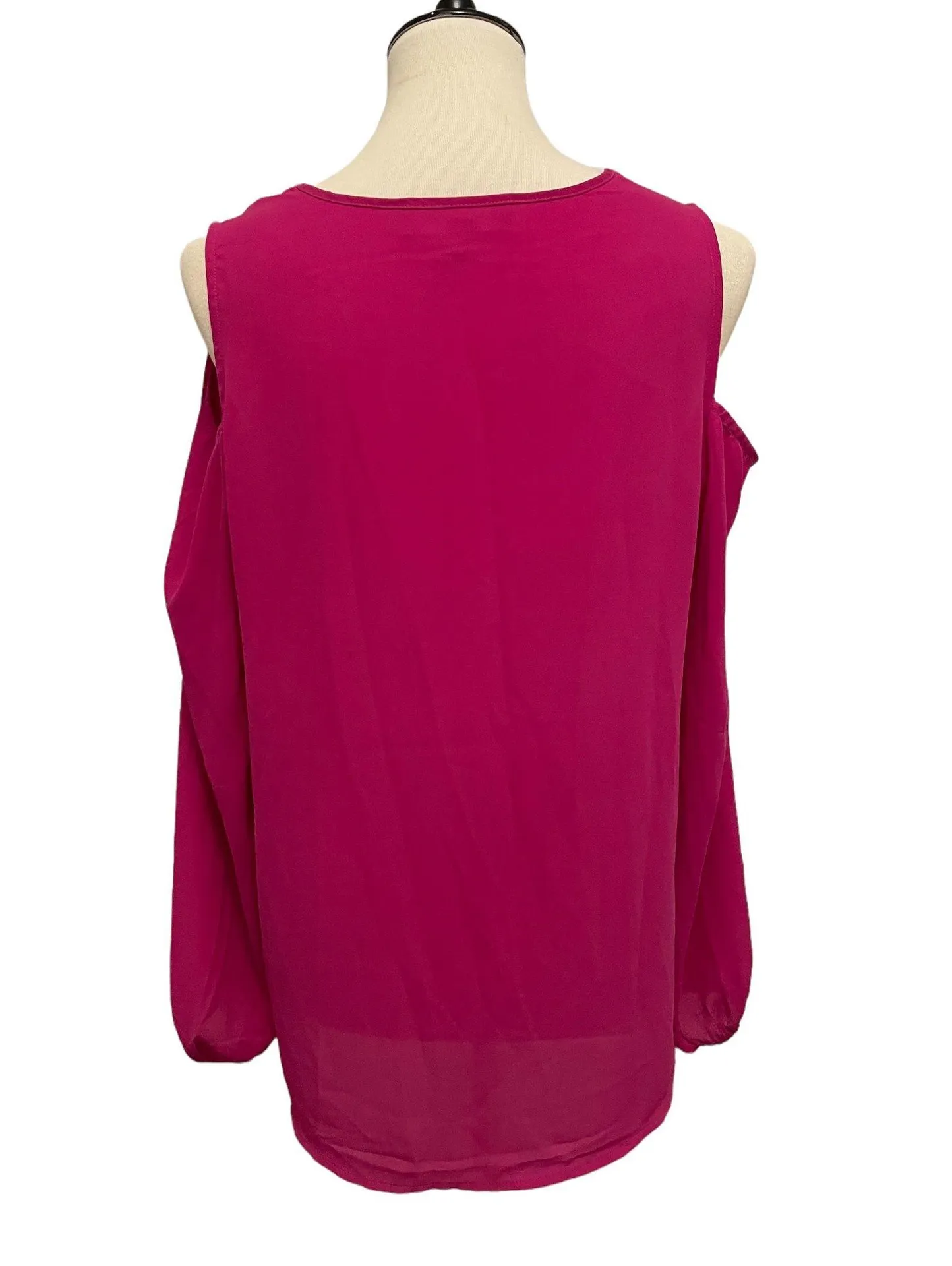 Saks 5th Avenue Off The Shoulder Long Sleeve Top - Image 3