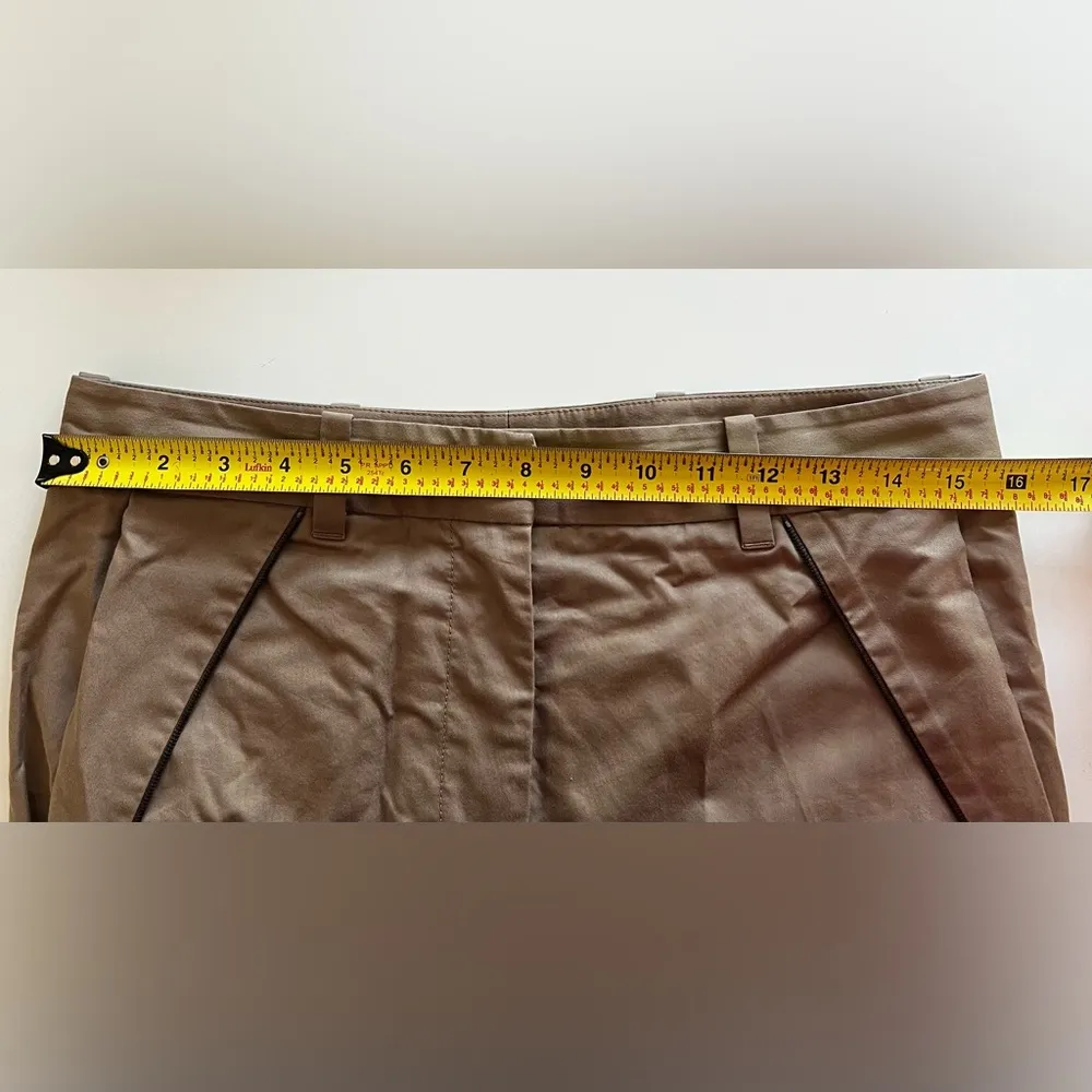 3.1 Phillip Lim Brown Zipper Pants High Rise - Image 7