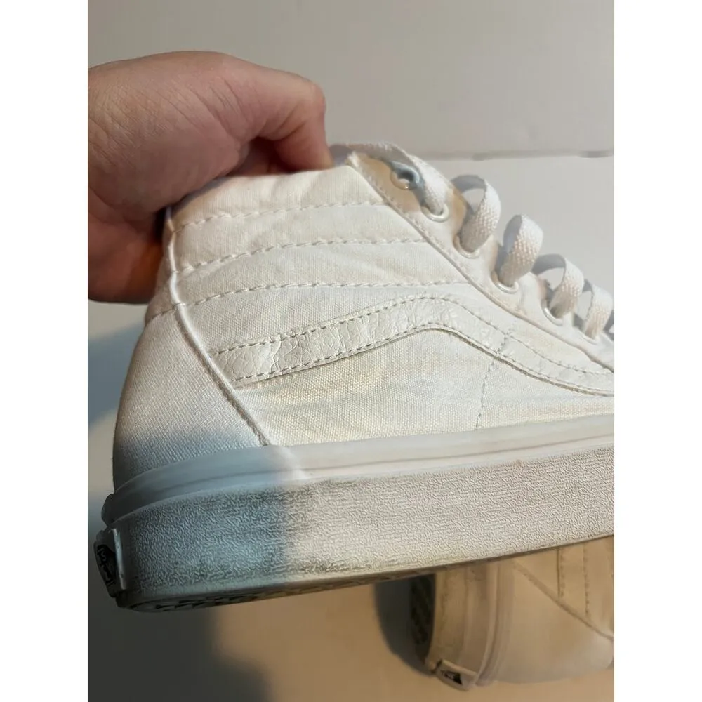 Vans Sk8 hi white size 9 - Image 9