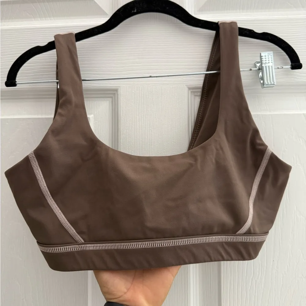 Offline By Aerie brown Goals Sweat Bra Size small - Image 2
