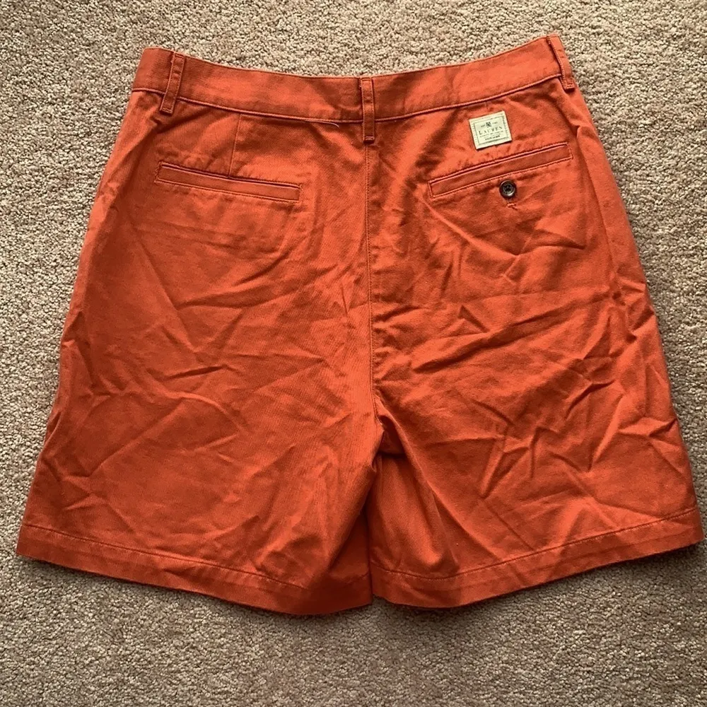 Lauren Ralph Lauren Orange bermuda shorts Size 8 - Image 5