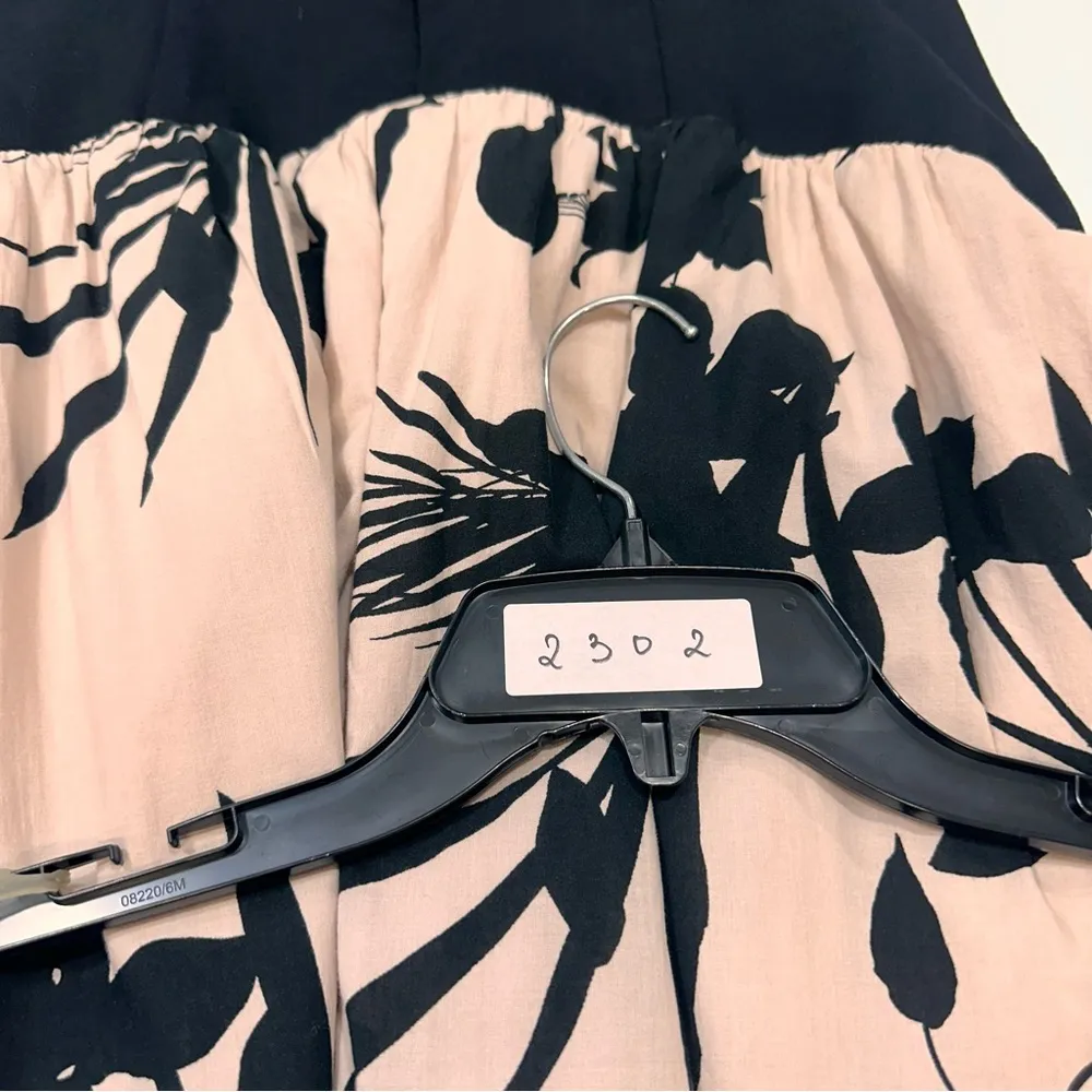 Love, Whit by Whitney Port Strapless Drop Waist Dress Size Large Black - Image 8