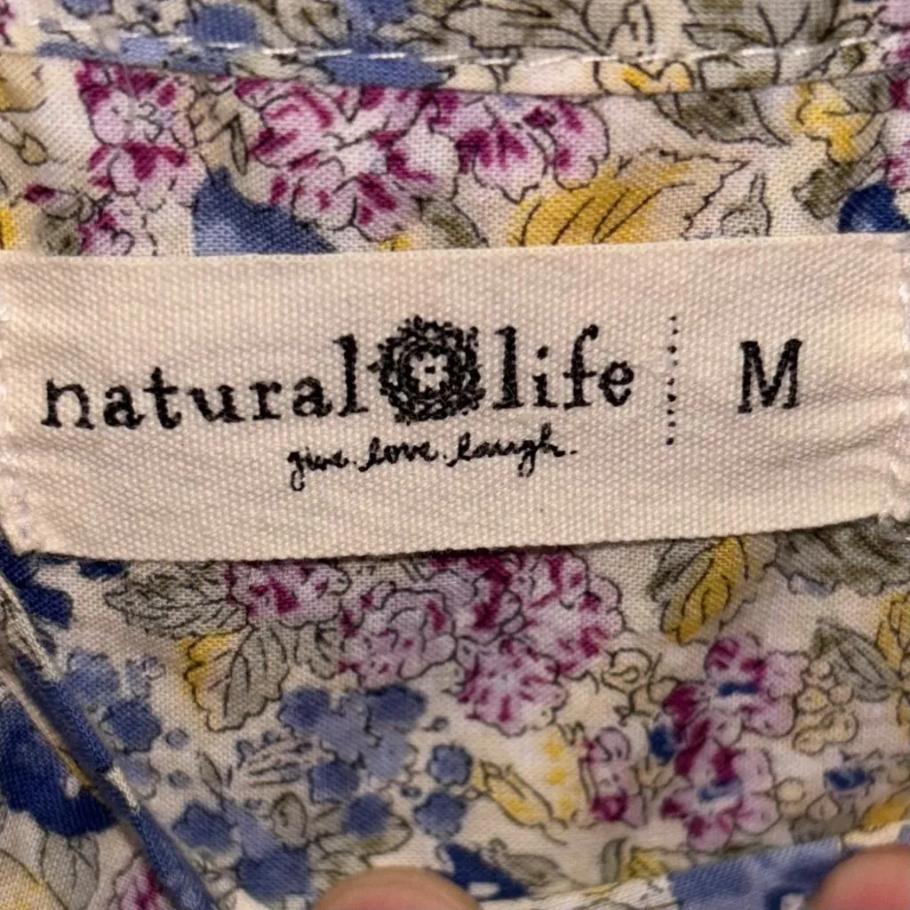 Natural Life Womens Floral Print  Sundress Size M Lightweight - Image 5