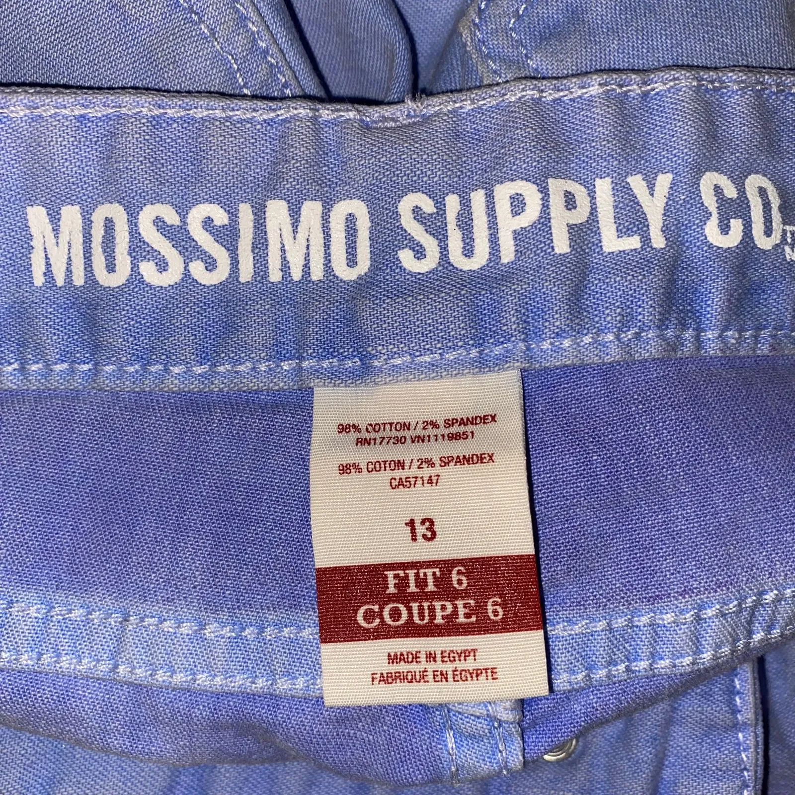 00s Vintage MOSSIMO SUPPLY CO Purple Ombre Cut Off Shorts Size undefined - Image 6