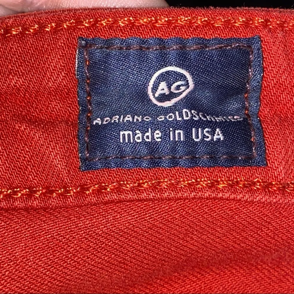 Adriano Goldschmied AG The Stevie Ankle Slim Straight‎ Rust Jeans 29R - Image 6