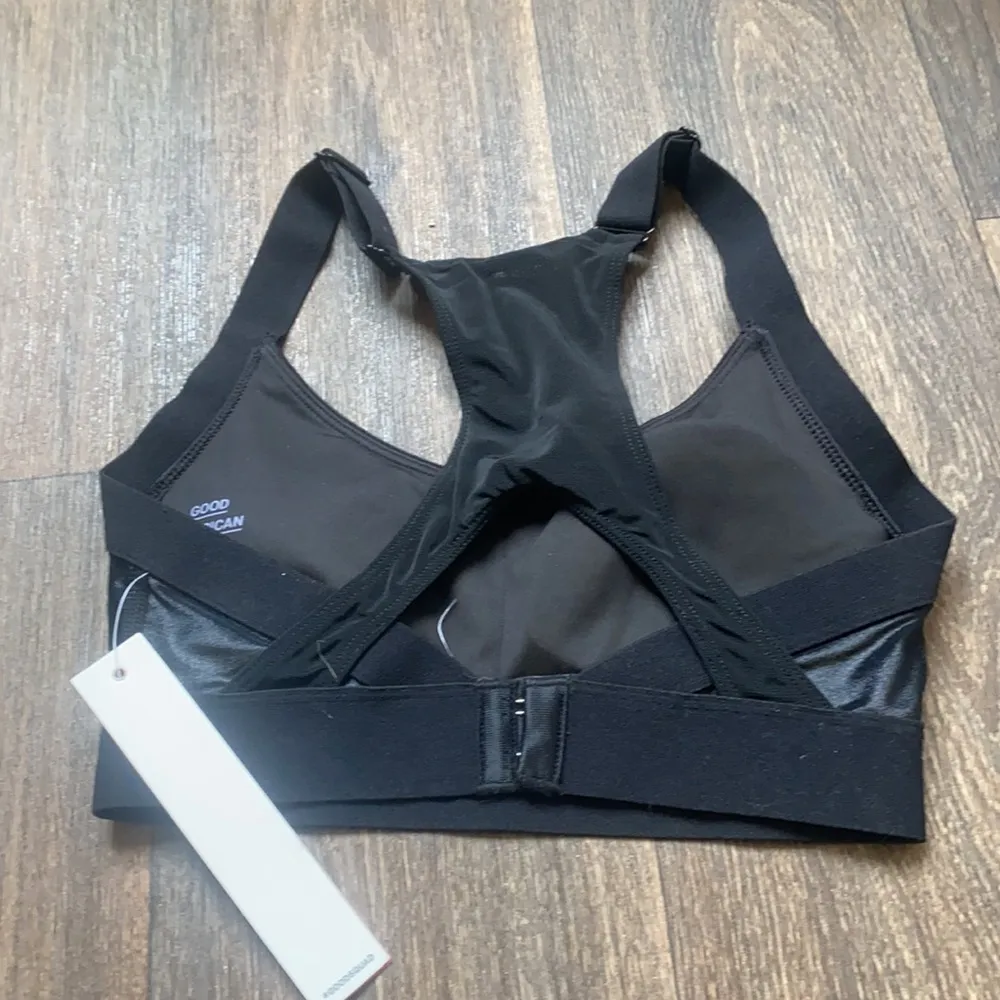 Good American Black Sports bra - Image 3