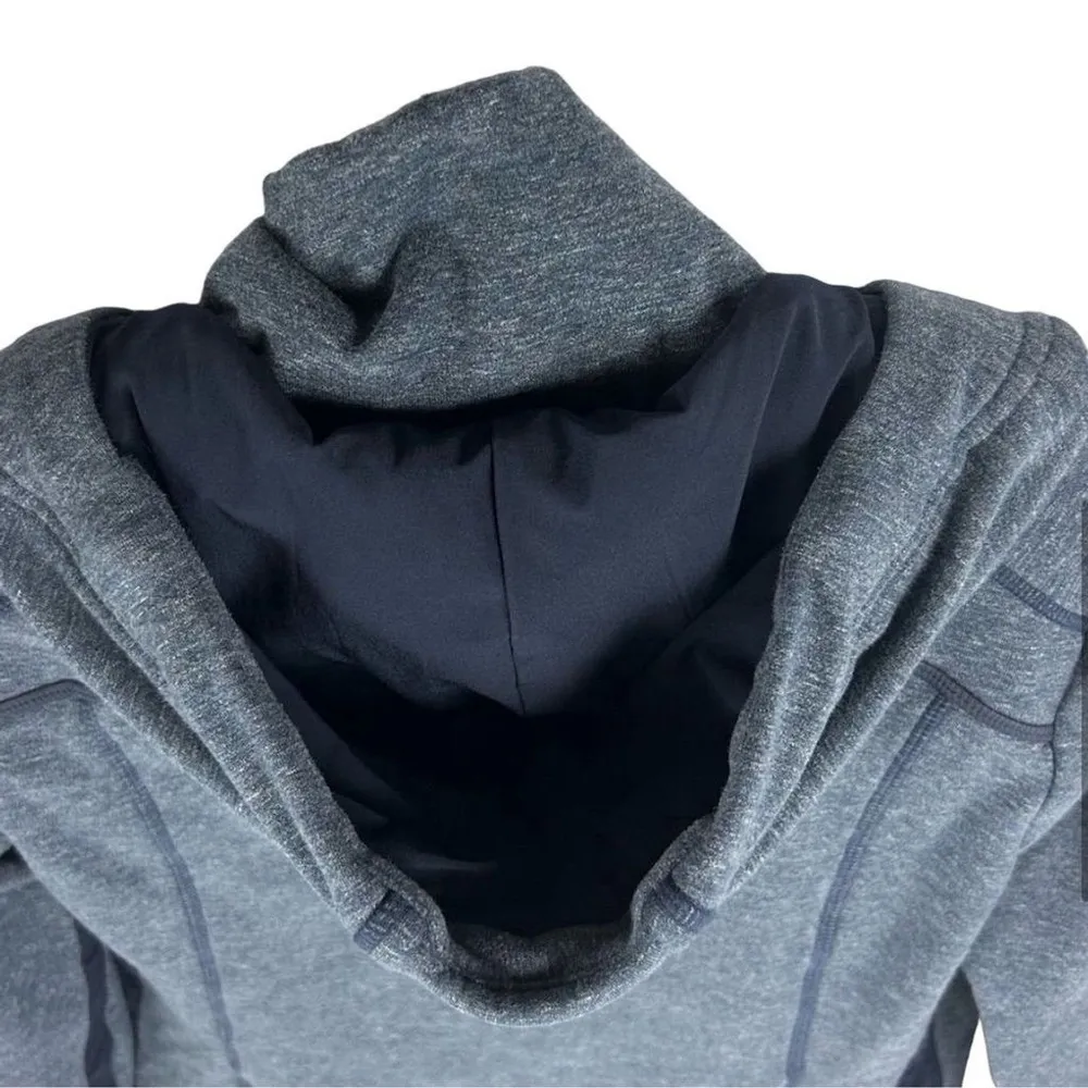 Athleta Women's XS Blue Full Zip Hoodie Jacket Casual Travel - Image 6