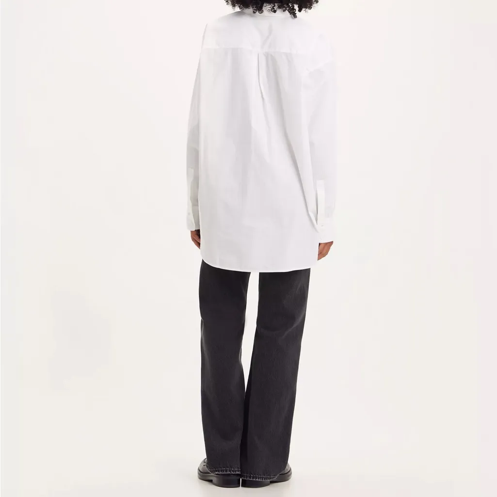 Levi’s Women White Button-Up Shirt Size M - Image 2