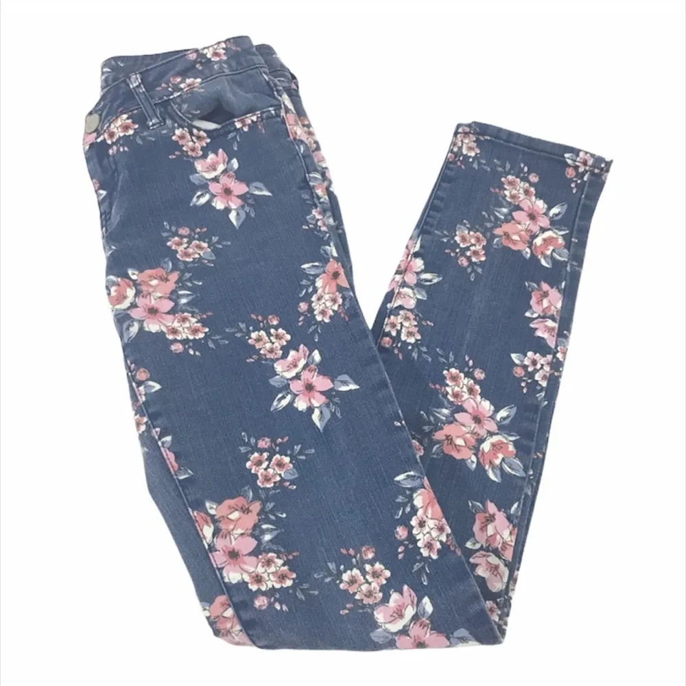 Aeropostale Ashley Flowers Ultra Skinny Jeans, 0 - Image 7