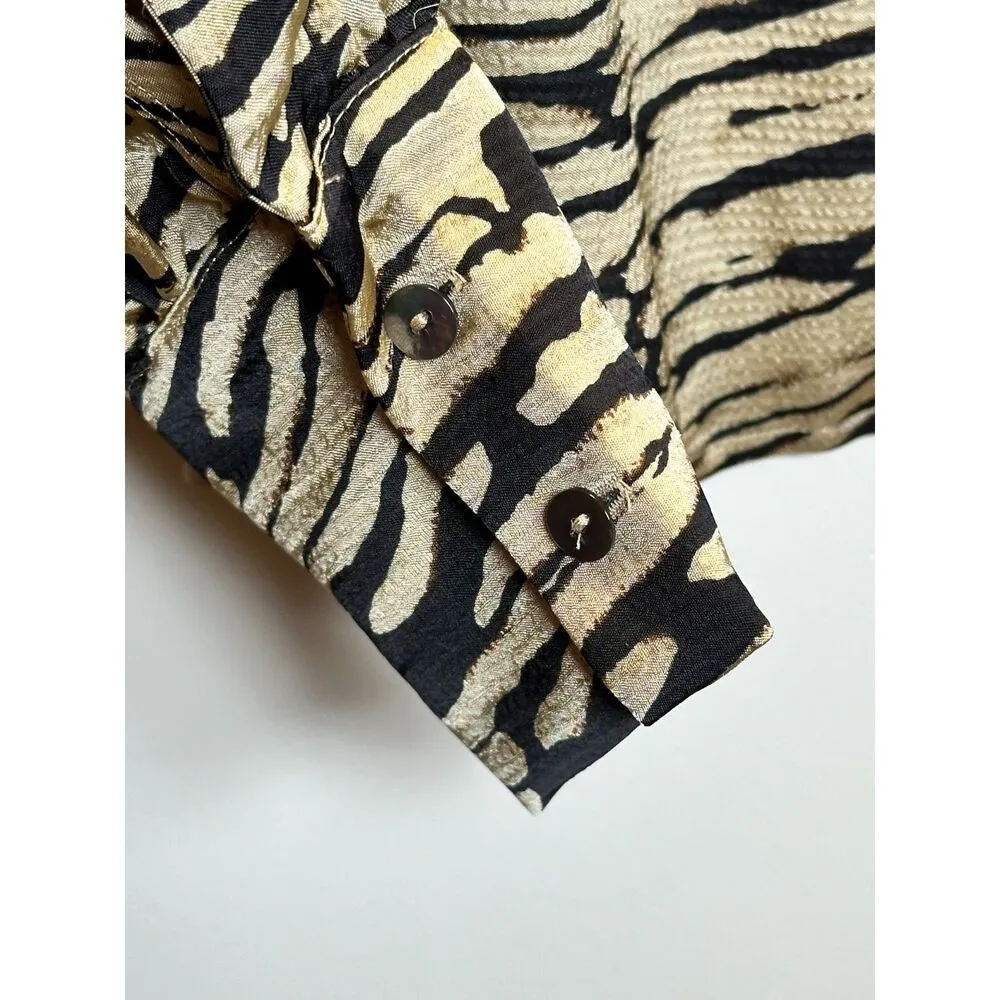 Rails Women's Size M Canyon Rozz Blouse Top Animal Print NWT - Image 11