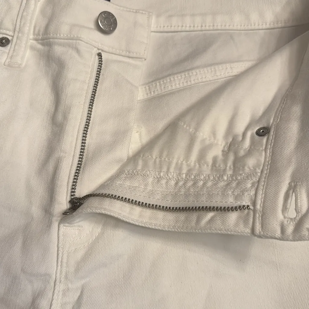 J Crew Factory women’s Classic white denim short Size 30 NWT - Image 6