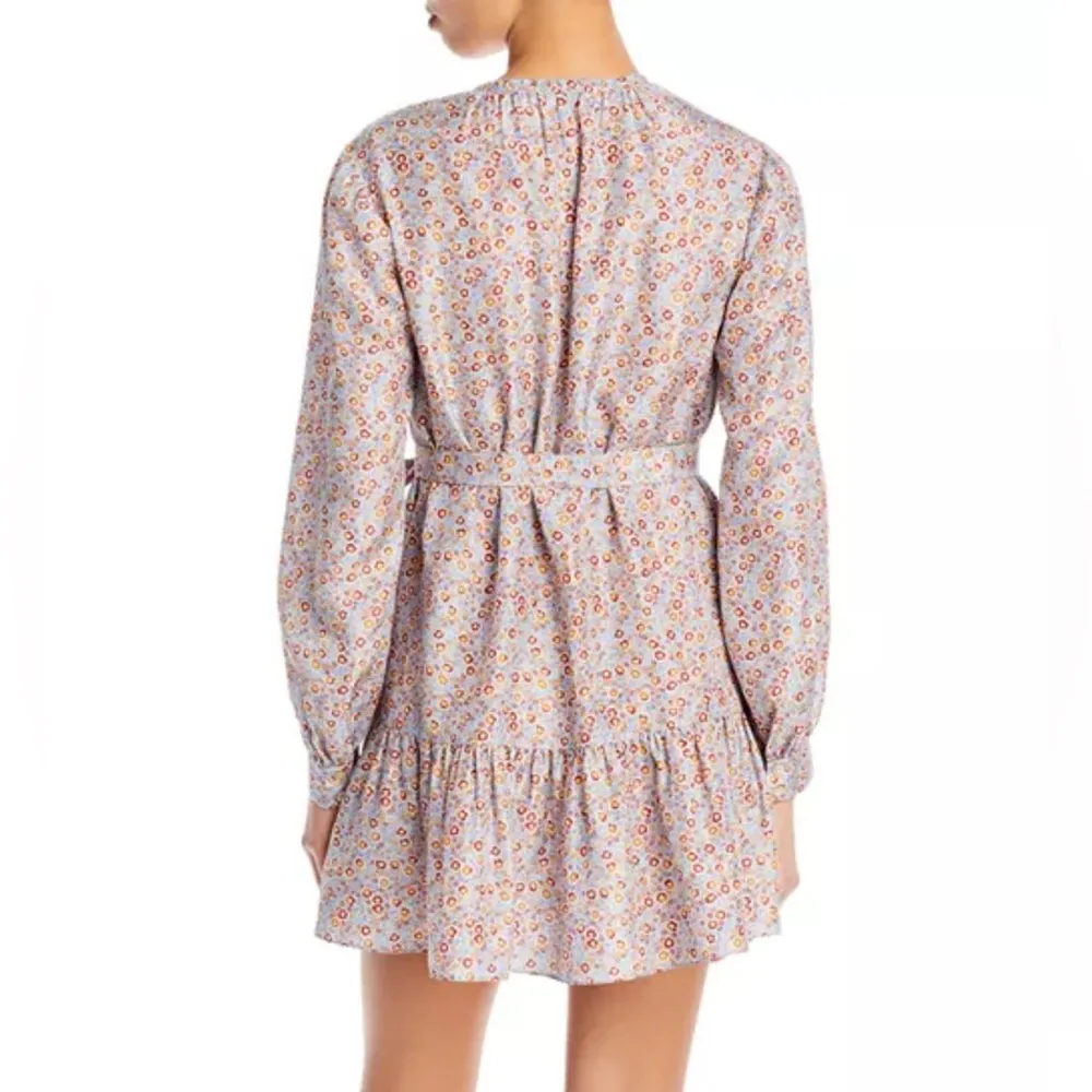 Rebecca Taylor Violet Fleur Belted Mini Dress, Size M NEW w/Tag $395 - Image 2