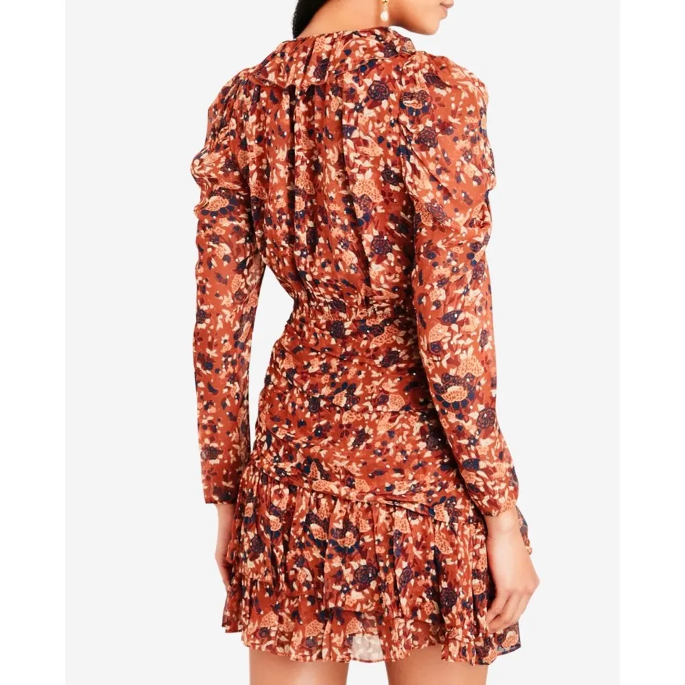 Ulla Johnson floral Long Sleeve silk dress - Image 3