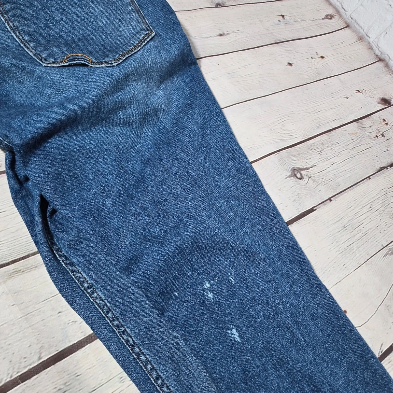 VIGOSS Marley Skinny Jeans Women's Blue Distressed Frayed Hem Size 31‎ - Image 16