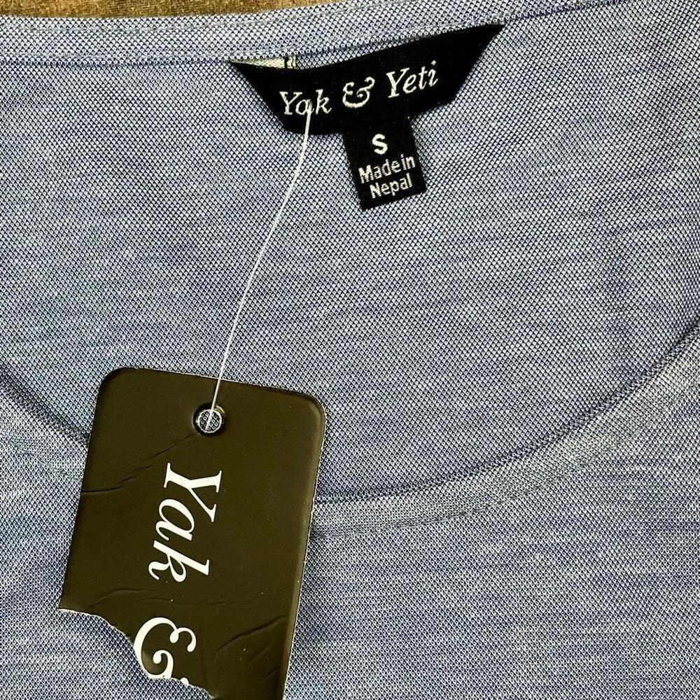 NWT Yak & Yeti Blue Tank Top Small - Image 7