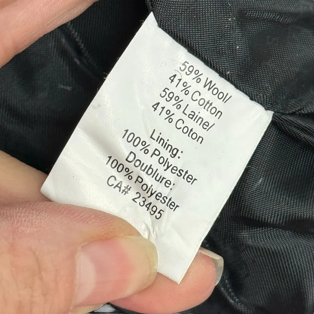 Icelandic Design Full Zip Jacket Wool 3D Knit Textured Floral Vintage Lined L Size L - Image 14