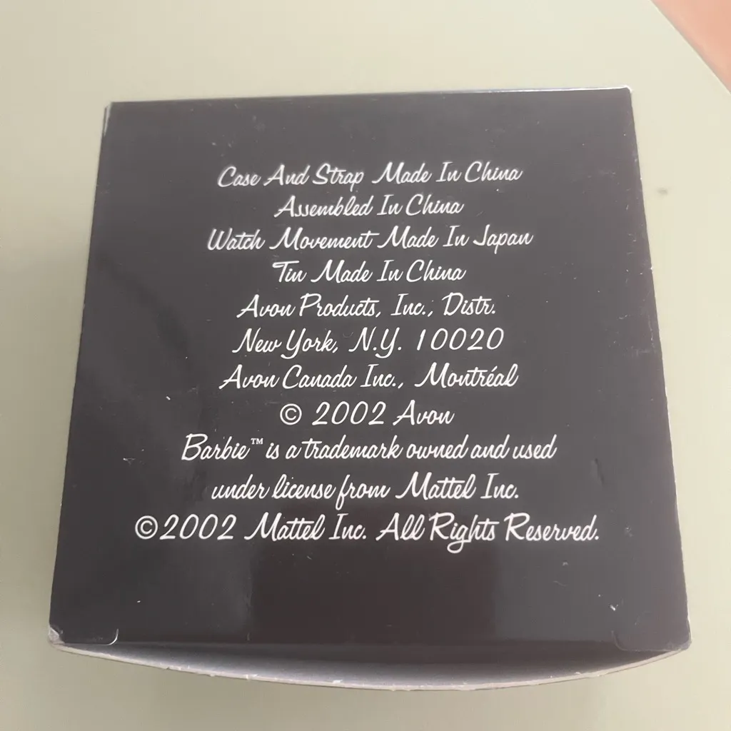 Vintage Barbie Watch: New in box, with Pink and Black Design - Image 5