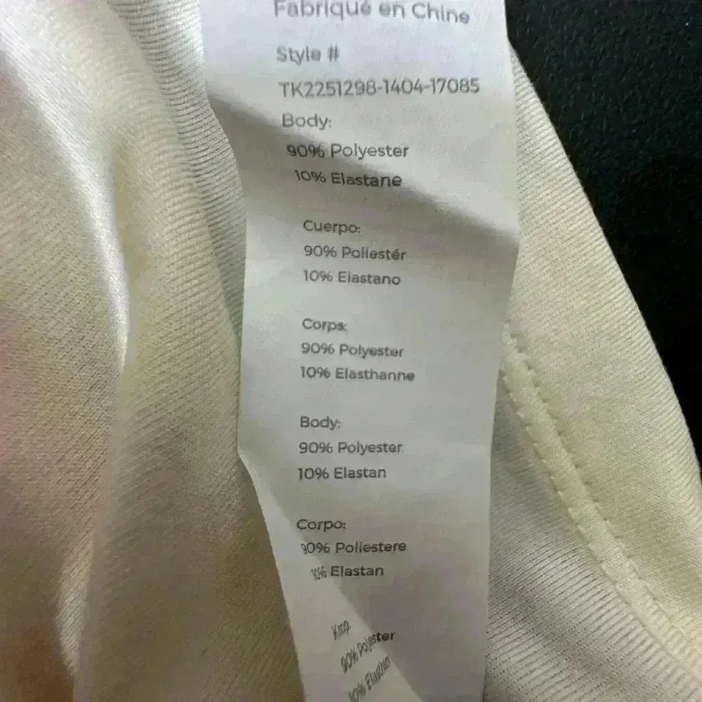 Fabletics Blake Dry-Flex Open Back Tankcream size 3X - Image 4