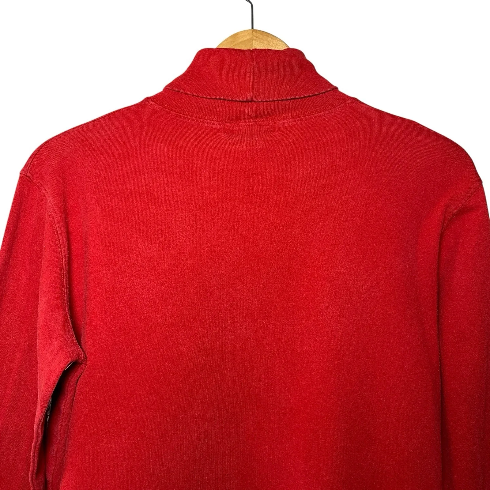VTG 90s Lauren Ralph Lauren Red Turtleneck Crest Logo Top Petite P/M Preppy Size undefined - Image 5