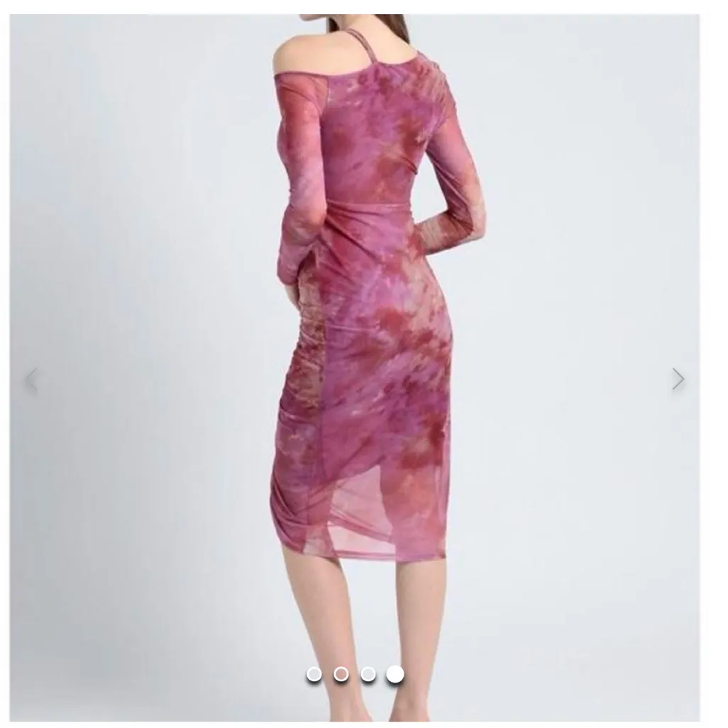 & other stories Pink Purple Body Con Dress, New with Tags - Image 3