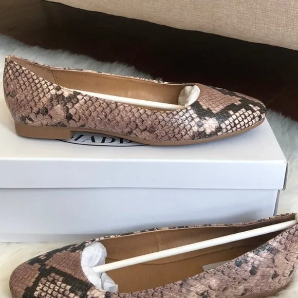 NEW Steve Madden Danni Flat Snake Print‎ 8.5M - Image 5