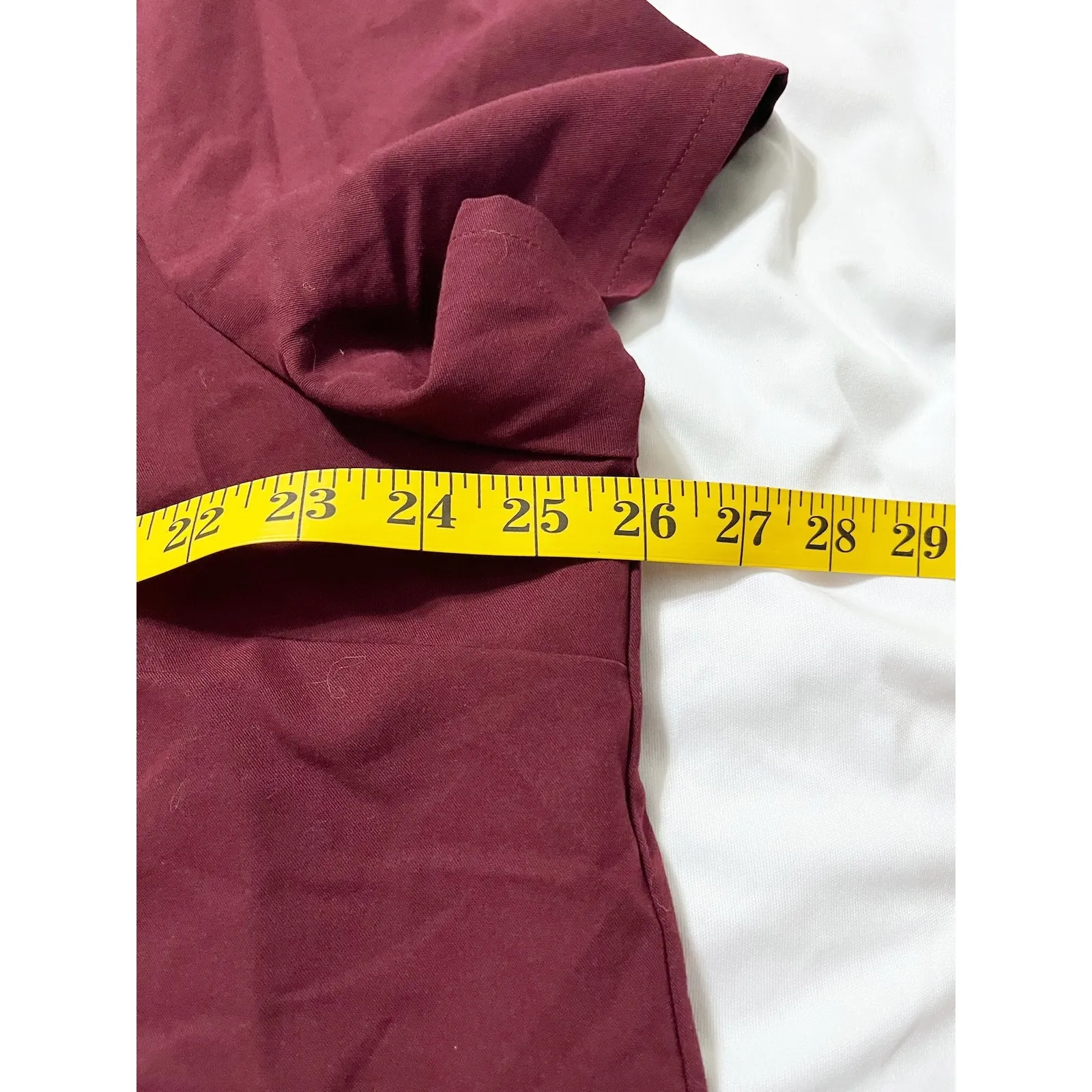 FIGS Technical Collection Womens Kitale Maternity Nursing Scrub Top XL‎ Burgundy - Image 9
