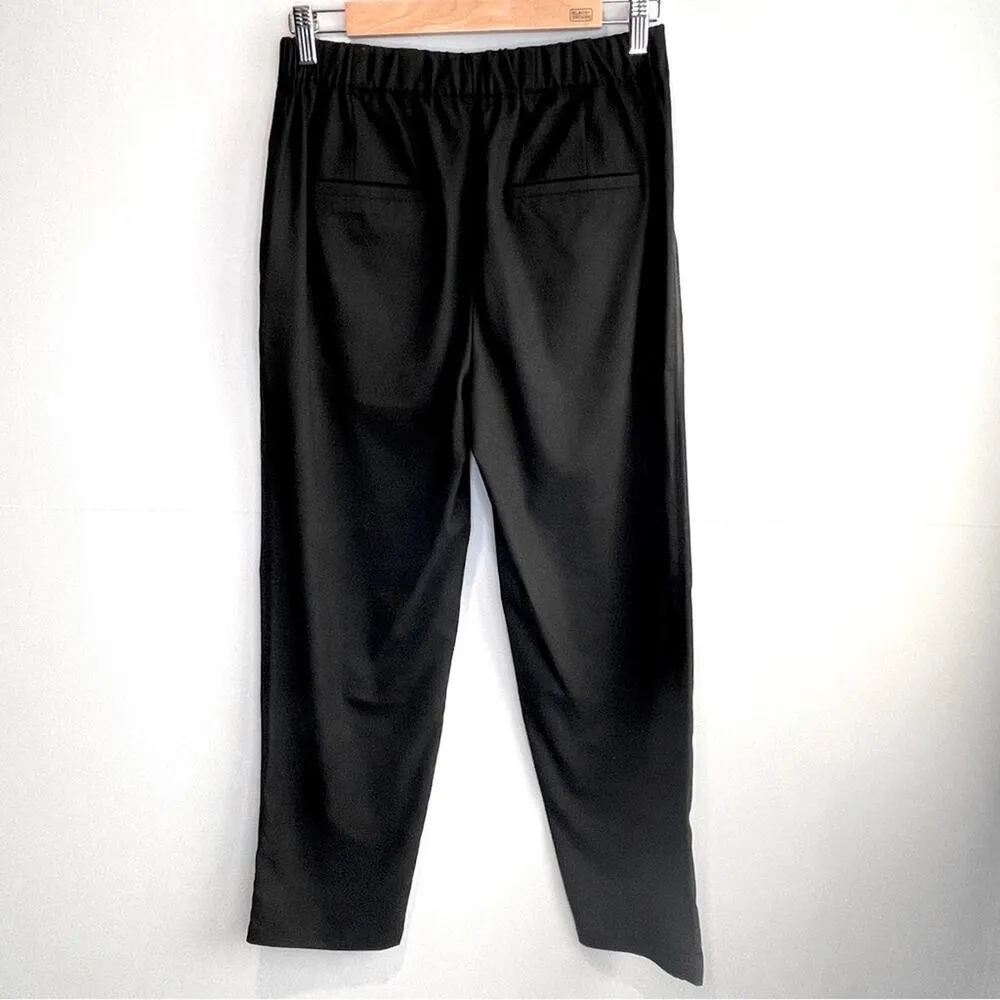 Anthro Maeve Black Straight Leg Cropped Pants - size 4 - Image 2