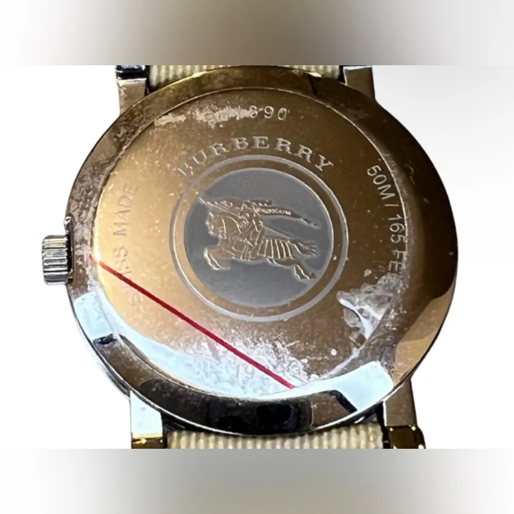 Burberry Women's Nova Check Beige Watch - Image 5