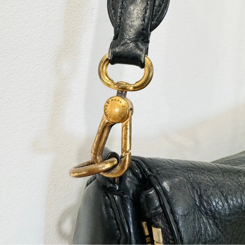 Marc Jacobs Black Leather crossbody Shoulder Bag - Image 9