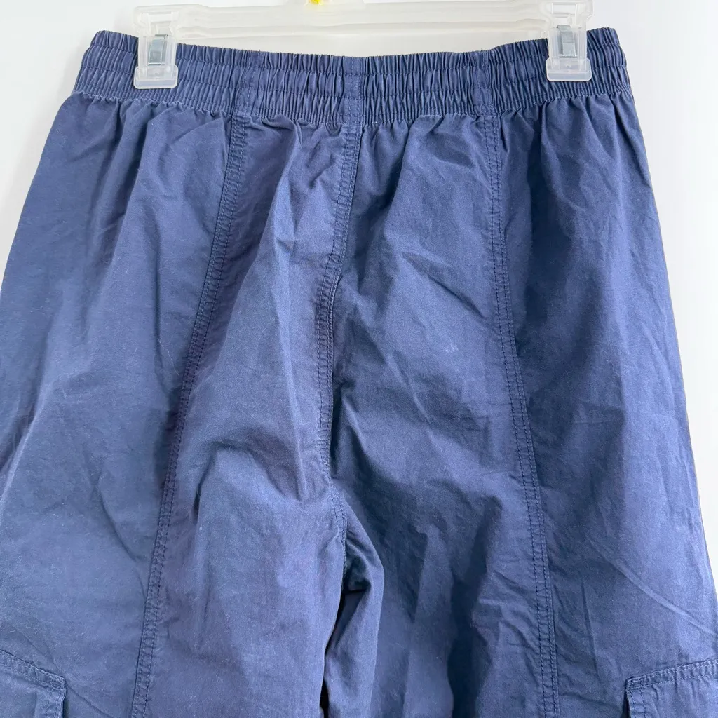 Aerie High Waisted Go-For-It Baggy Cargo Pants Navy size Small NWT Skater jogger - Image 6