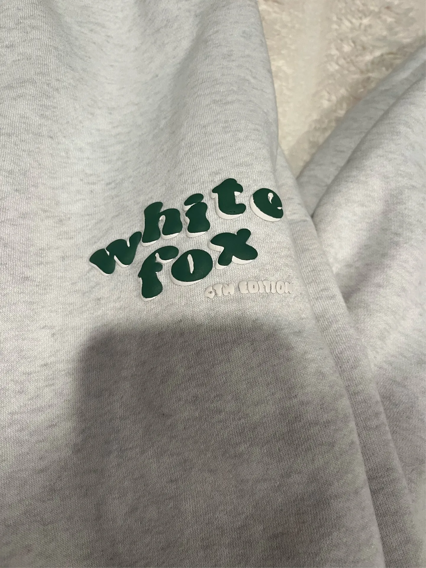 white fox sweatpants  - Image 3