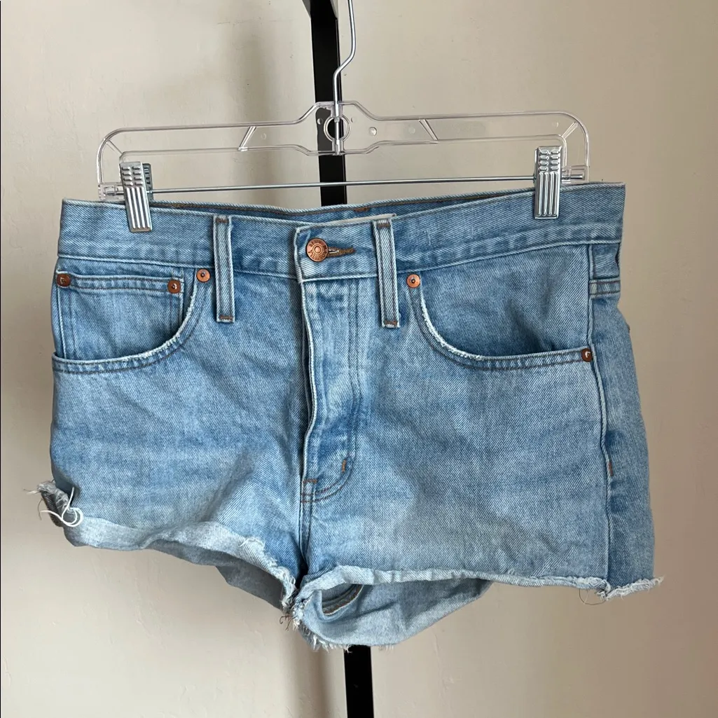 Madewell Relaxed Denim Shorts Dunwoody Wash 27 - Image 2