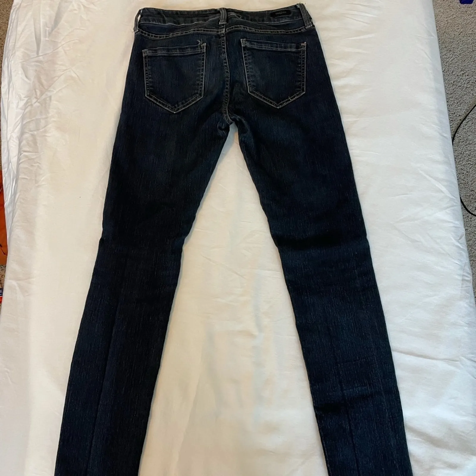 Liverpool jeans, size 2. Full length. Skinny jeans. Dark wash - Image 4