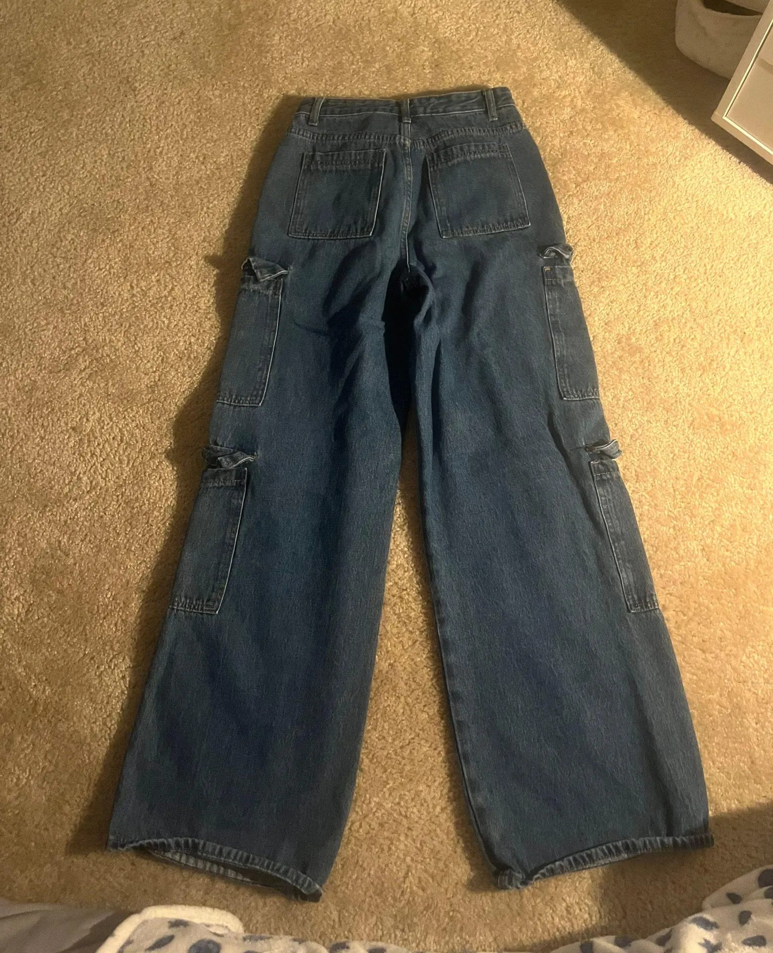 Blue cargo pants - Image 2