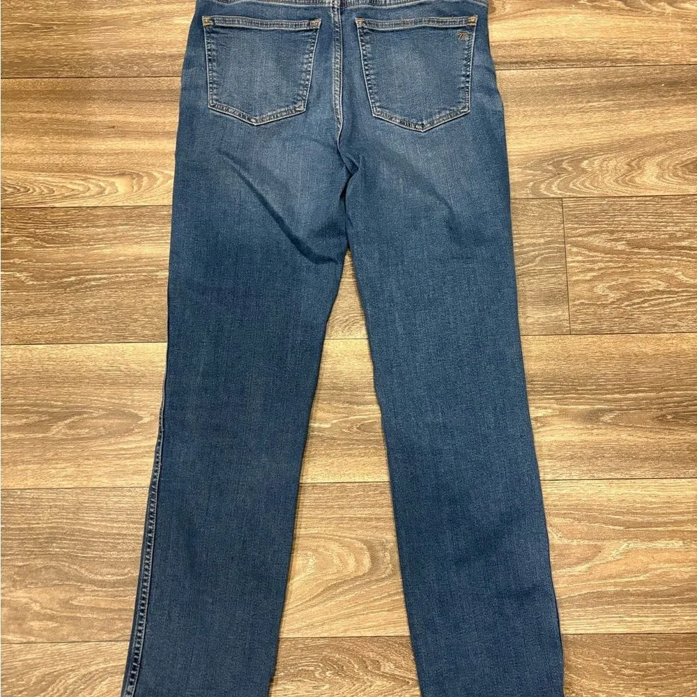Madewell Stovepipe Classic Blue Denim Jeans Size 24 - Image 5