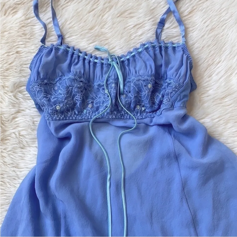 Victoria’s Secret Silk Milkmaid Babydoll Slip - Image 4