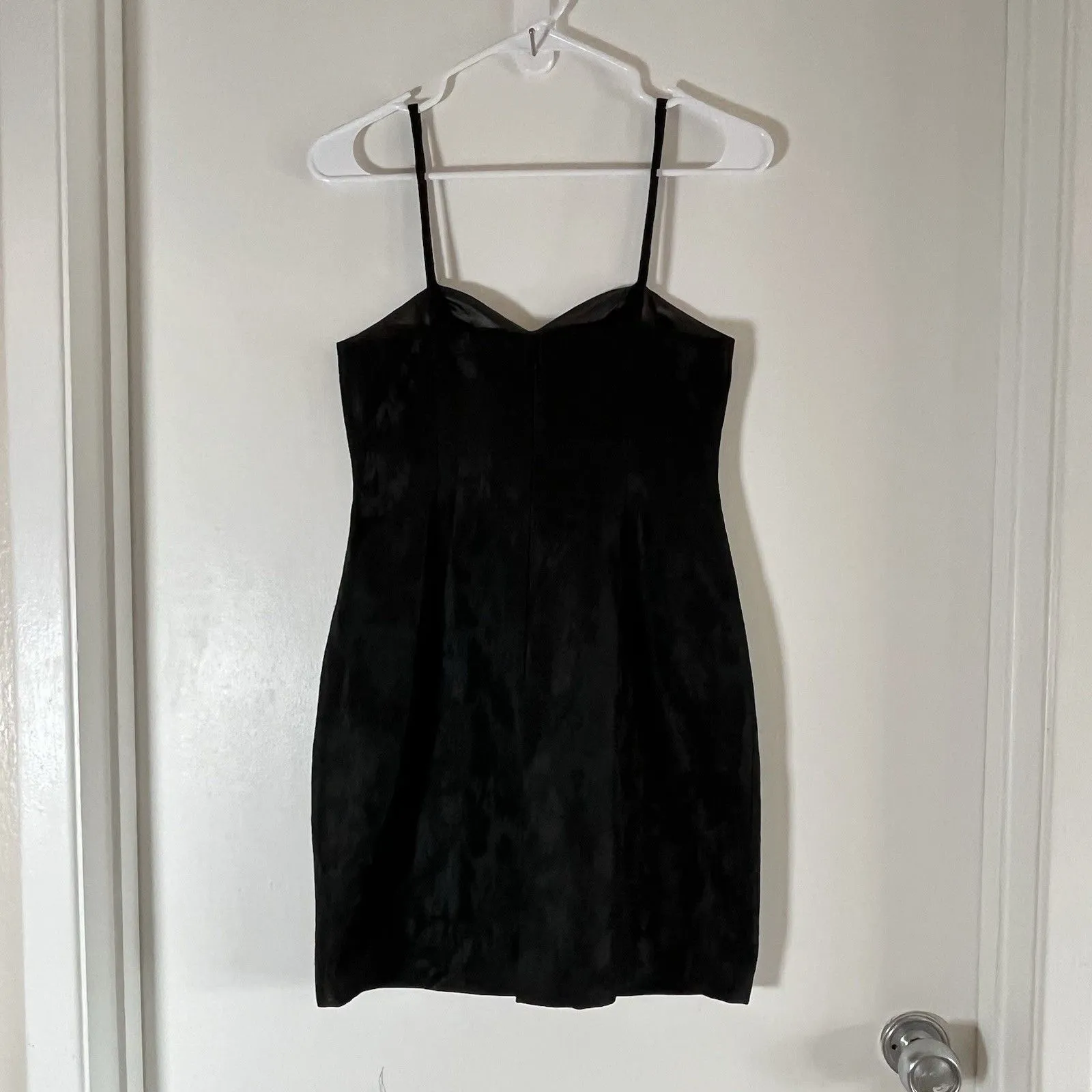 VTG Kay Unger Little Black Mini Dress Size Y2K Retro Goth Size 2 - Image 4
