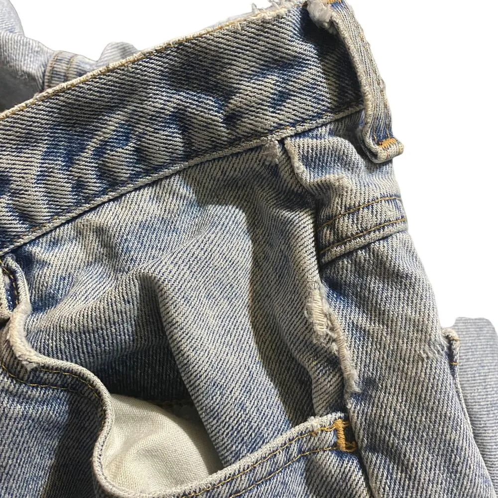 Vintage Gitano High Rise Tapered Leg Light Wash Jeans 30" waist - Image 7