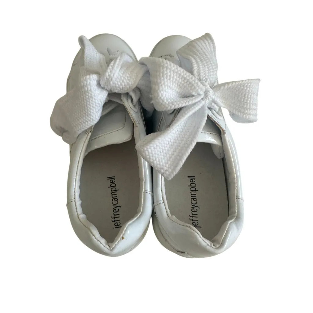 JEFFREY CAMPBELL Pabst White Platform Sneakers Size 8 - Image 6