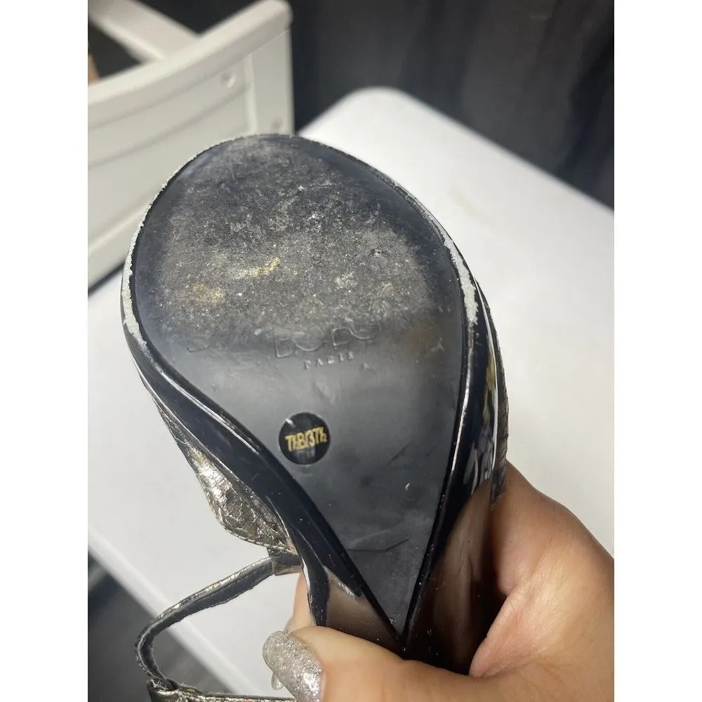 BCBG Paris Heels Snakeskin Print T - Image 7