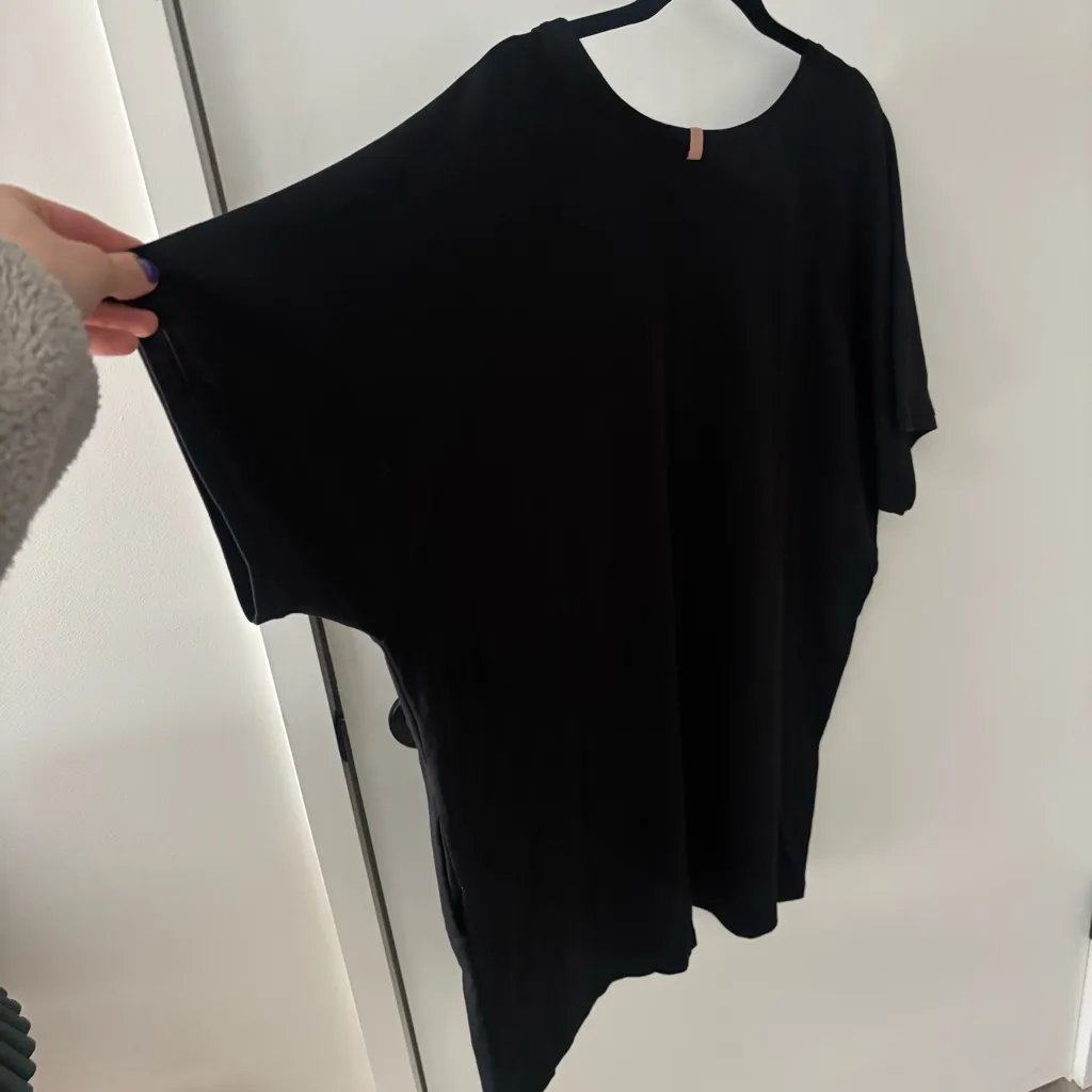 Lunya Organic Pima Dress L/XL – Black, Super Soft, Excellent Condition Black Size L - Image 7