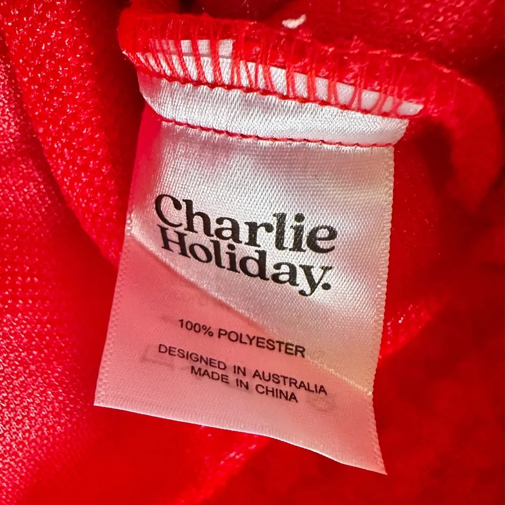 NWT Charlie Holiday Sommerset Teddy Sherpa Full Zip Jacket Red - Image 6