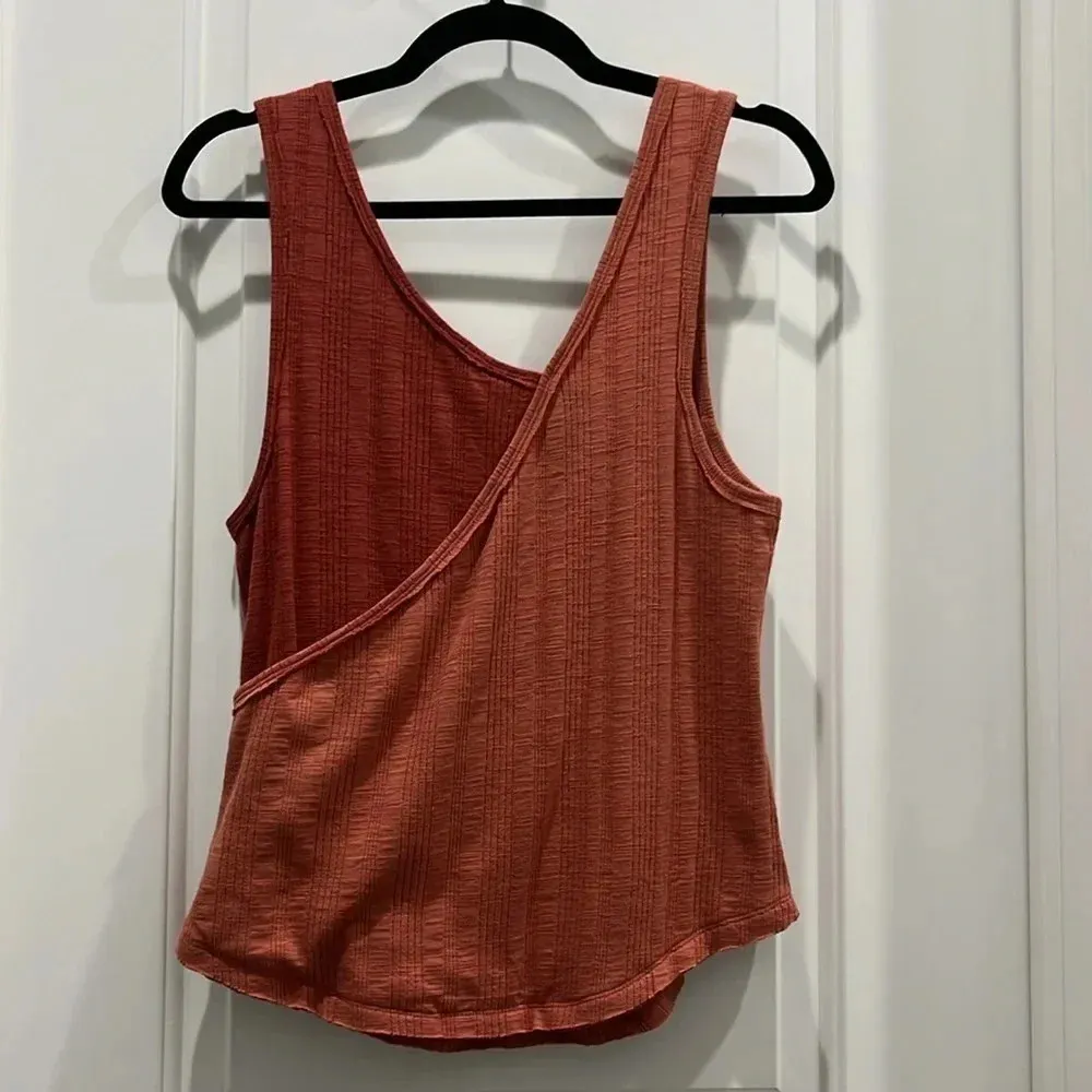 Pilcro Sustainable Dual Pink Two-Tone Tank Sz M - Image 8